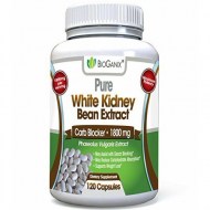 100% Pure White Kidney Bean Extract 1800mg Serving Carb and Fat Blocker