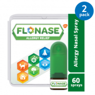 (2 Pack) Allergy Relief Flonase 50 mcg Strength 0.34 oz.