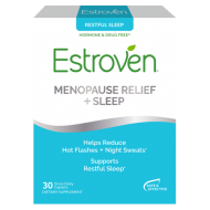 (2 Pack) Estroven Menopause Relief - Sleep Helps Reduce Night Sweats 30 ct