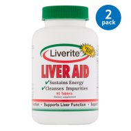 (2 Pack) Liverite Liver Aid Value Size Tablets 90 count