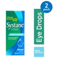 (2 Pack) SYSTANE Lubricant Eye Drops Long Lasting 30 mL