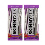 (2 Pack) Zantrex SkinnyStix Increased Energy - Fat Burning Weight Management Supplement Berry Fusion 21 Packets