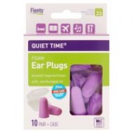 (3 Pack) Flents Plugs Quiet Time Comfort Foam Ear Plug 20 ct