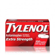 (3 pack) Tylenol Extra Strength Caplets Fever Reducer and Pain Reliever 500 mg 100 ct.
