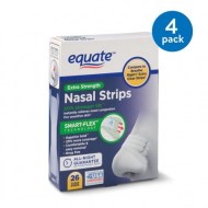 (4 Pack) Equate Smart-Flex Extra Strength Nasal Strips 26 count