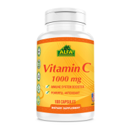 Alfa Vitamins® Vitamin C 1000 mg for Immune support - 100 Capsules