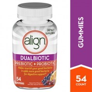 Align Prebiotic Probiotic Supplement Gummies Natural Flavors 54 Ct