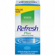 Allergan Refresh Plus Lubricant Eye Drops - 70 count