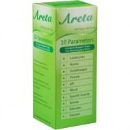 Areta 10 Parameter Urinalysis Reagent Test Strips 100 Ct