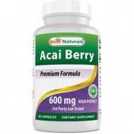 Best Naturals Acai Berry 600 mg 60 Capsules