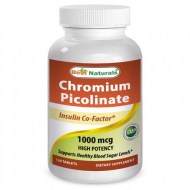 Best Naturals Chromium Picolinate 1000 mcg 120 Tablets