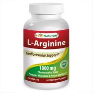 Best Naturals L-Arginine 1000mg 120 Ct