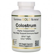 California Gold Nutrition Colostrum Concentrated 240 Capsules