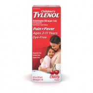 Children\'s Tylenol Pain - Fever Medicine Dye-Free Cherry 4 fl. oz