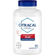 Citracal Maximum Plus Calcium Citrate With Vitamin D3 Caplets 180ct