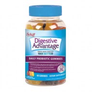 Digestive Advantage Daily Probiotic Gummies Natural Fruit Flavors - 60 Gummies