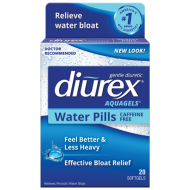 Diurex Aquagels Immediate Release Softgels - 20 ct