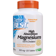Doctor\'s Best High Absorption Magnesium 100 mg 120 Tablets