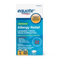 Equate Allergy Relief Tablets 10 mg 60 Count