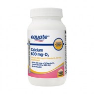 Equate Calcium 600 - D3 Tablets 120 Count