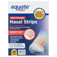 Equate Extra Strength Tan Nasal Strips 26 Count