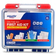 Equate On-The-Go First Aid Kit 85 Items 2 Pack