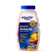 Equate Ultra Strength Antacid Tropical Fruit Chewable Tablets 1000 mg 160 Count