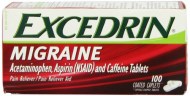 Excedrin Migraine Relief douleur, 100-Count Caplets