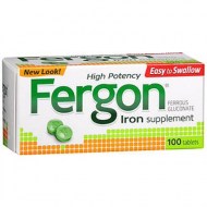 Fergon High Potency Iron Supplement Tablets 100 ea