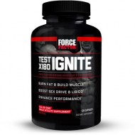 Force Factor Test X180 Ignite Testosterone Booster Fat Burner with Fenugreek EGCG Green Tea Extract Horny Goat Weed 120 Ct.