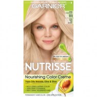 Garnier Nutrisse Nourishing Hair Color Creme 111 Extra-Light Ash Blonde (White Chocolate) 1 kit