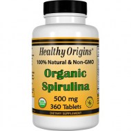 Healthy Origins Organic Spirulina 500mg Tablets