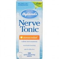 Hyland\'s Nerve Tonic Stress Relief Tablets Natural Relief of Stress 500 Count