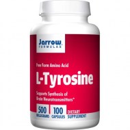 Jarrow Formulas L-Tyrosine Supports Synthesis of Brain Neurotransmitters 500 mg 100 Caps