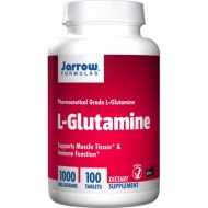 Jarrow Formulations Jarrow L-glutamine  Supports Muscle Tissue - Immune Function 1000 mg 100 Easy-Solv Tabs