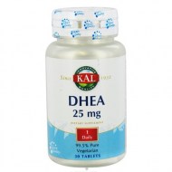 KAL DHEA 25 mg | 99.5% Pure - Micronized | Healthy Balance - Aging Support Formula for Men - Women | Lab Verified - Vegetarian