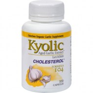 Kyolic Aged Garlic Extract with Lecithin Cholesterol Formula 104 100 Capsules