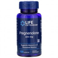 Life Extension Pregnenolone Capsules 100mg 100 Ct