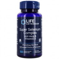 Life Extension - Super Selenium Complex 200 mg with Vitamin E - 100 Vegetarian Capsules