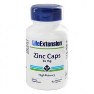 Life Extension - Zinc Caps 50 mg. - 90 Vegetarian Capsules