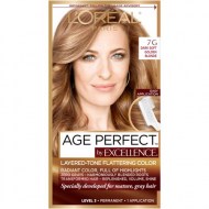 L\'Oreal Paris Age Perfect Permanent Hair Color 7G Dark Natural Golden Blonde 1 kit