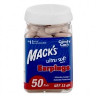 Mack\'s Safesound Ultra Soft Foam Earplugs Tan 50 Pair