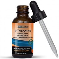 MAX ABSORPTION Liquid L-Theanine Drops | All Natural Vegan Alcohol Free Non-GMO | for Stress Relief Relaxation Focus Without