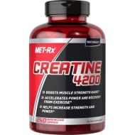 MET-Rx Creatine 4200 Supplement to Boost Muscle Strength 240 Capsules