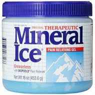 Mineral Ice Topical Analgesic Pain Reliving Gel 16Oz Each