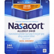 Nasacort Multi-Sympton 24Hr Nasal Allergy Relief Spray 2x120 Ct