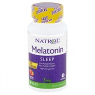 Natrol Dietary Supplement Fast Dissolve Melatonin 3 mg Strawberry - 90 CT