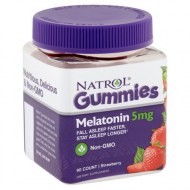 Natrol Strawberry Melatonin Gummies 5 mg 90 count