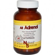 Natural Sources Raw Adrenal Capsules 60 ea