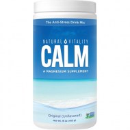 Natural Vitality Calm Anti-Stress Drink Mix Magnesium Supplement Unflavored 16 Oz